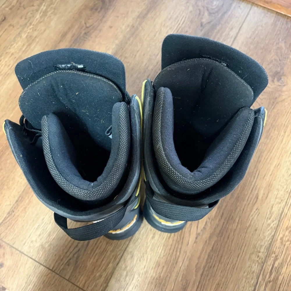 Ski-Doo Hybrid Womens Snowmobile Boots Charcoal Gray Black Size 7 snow boots